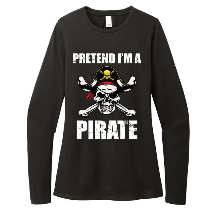 Pretend I'm A Pirate Womens CVC Long Sleeve Shirt