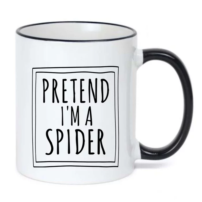 Pretend Im A Spider Halloween Black Color Changing Mug