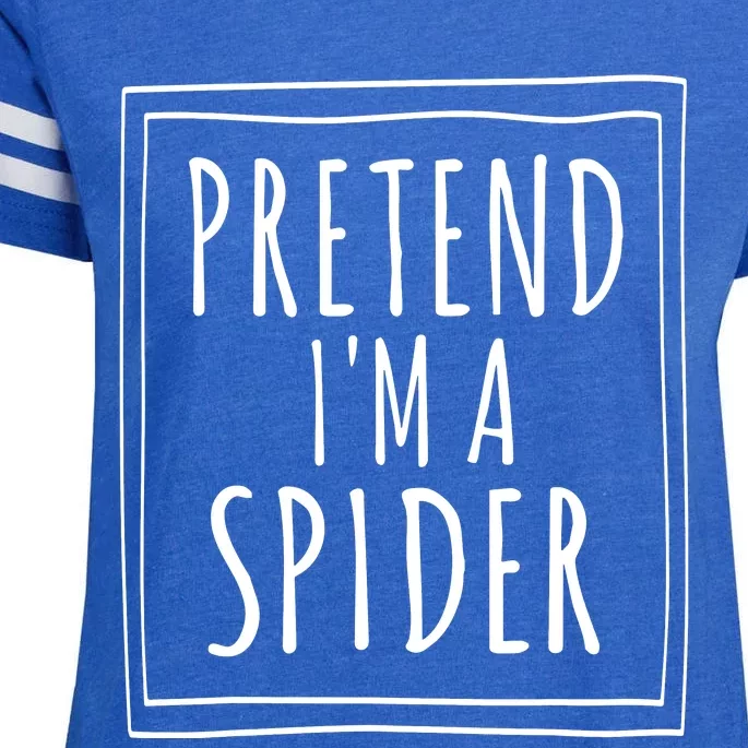 Pretend Im A Spider Halloween Enza Ladies Jersey Football T-Shirt