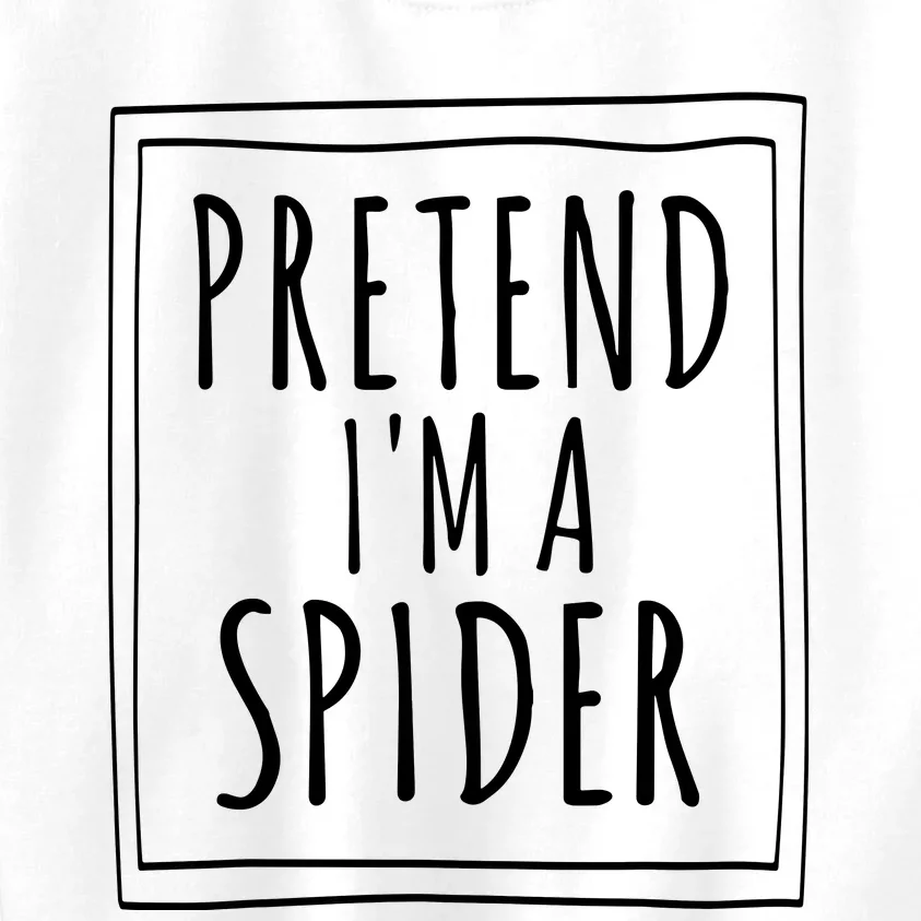 Pretend Im A Spider Halloween Kids Sweatshirt