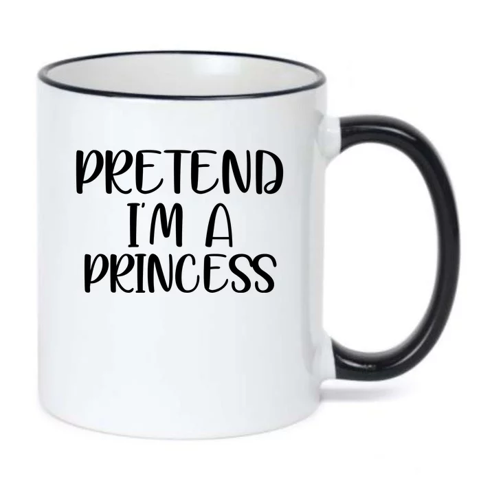 Pretend Im A Princess Black Color Changing Mug