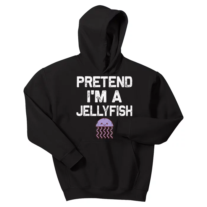 Pretend Im A Jellyfish Halloween Costumes Kids Hoodie