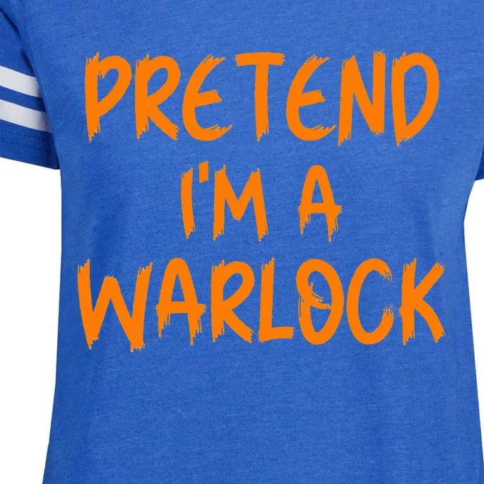 Pretend IM A Warlock Party Enza Ladies Jersey Football T-Shirt