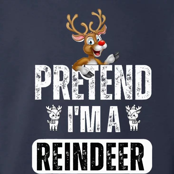 pretend im a reindeer Easy Christmas Costume Toddler Hoodie