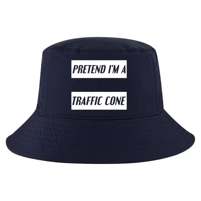 Pretend Im A Traffic Cone Costume Easy Halloween Costume Cool Comfort Performance Bucket Hat