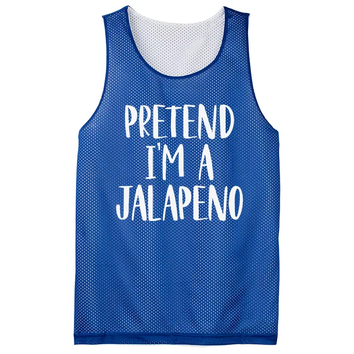 Pretend Im A Jalapeno Easy DIY Halloween Costume Mesh Reversible Basketball Jersey Tank