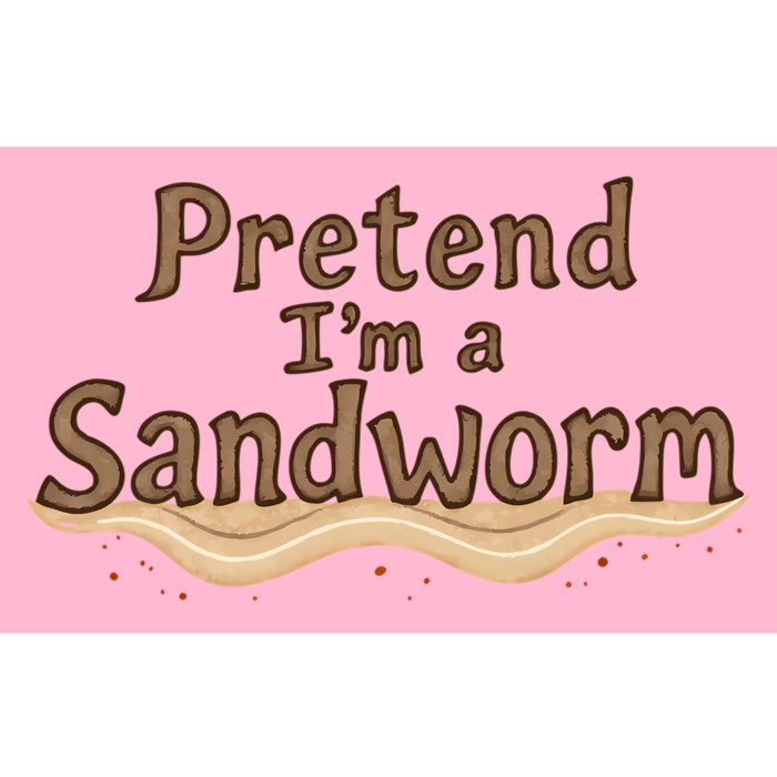 Pretend IM A Sandworm Funny Halloween Costume Bumper Sticker