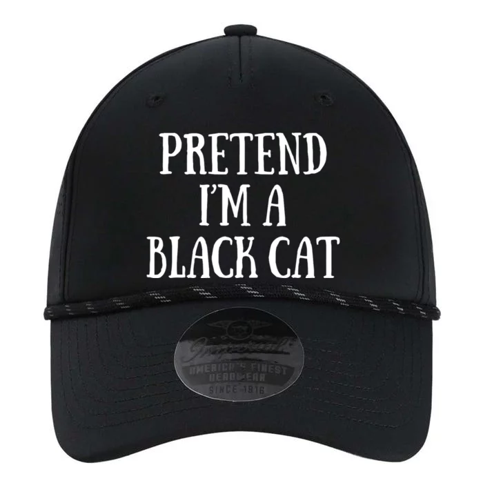 Pretend IM A Black Cat Funny Halloween Costume Performance The Dyno Cap