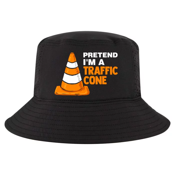 Pretend Im A Traffic Cone Costume Cool Comfort Performance Bucket Hat