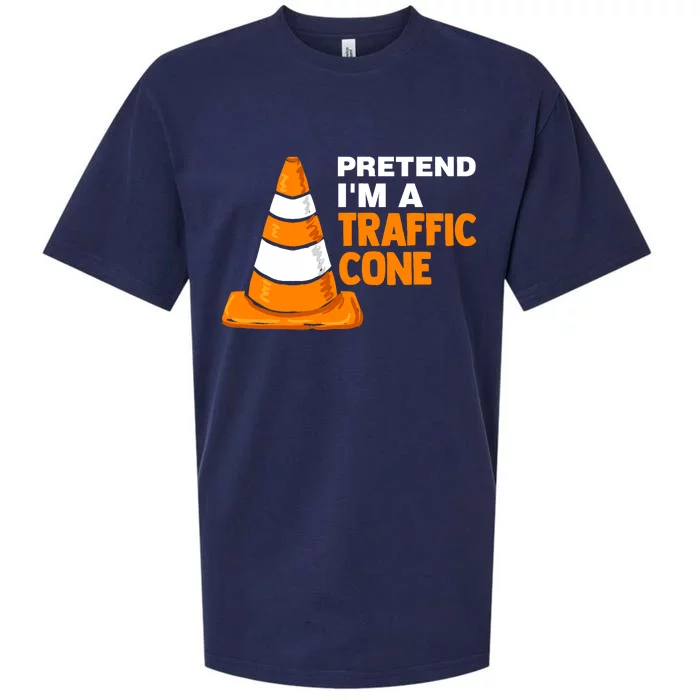 Pretend Im A Traffic Cone Costume Sueded Cloud Jersey T-Shirt