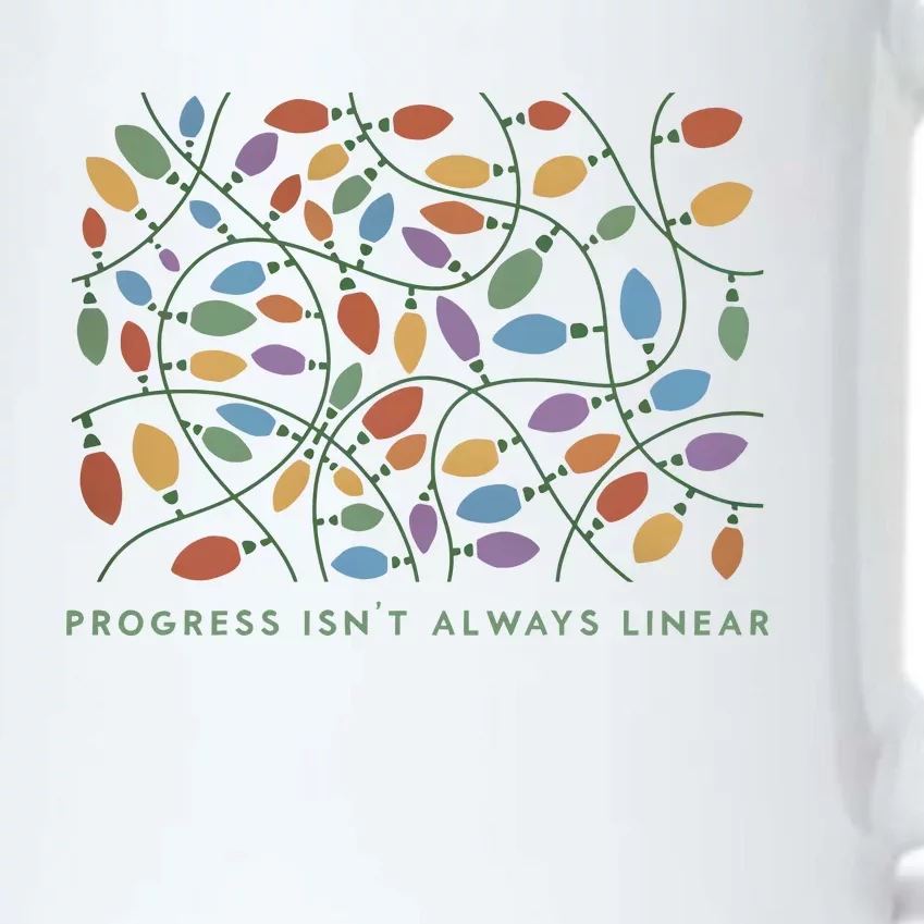 Progress IsnT Always Linear Special Education Teacher Black Color Changing Mug