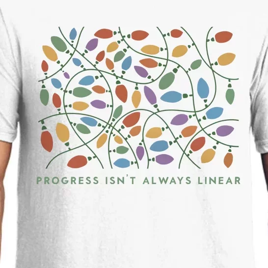 Progress IsnT Always Linear Special Education Teacher Pajama Set