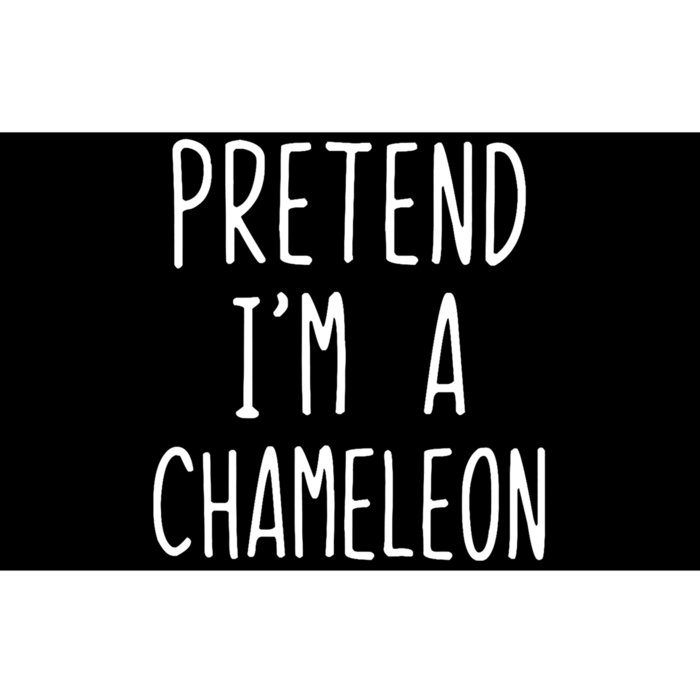 Pretend IM A Chameleon Costume Halloween Lazy Quick Pretend IM A Chamel Bumper Sticker