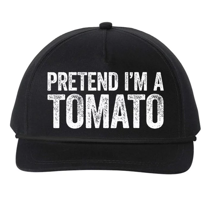 Pretend IM A Tomato Matching Costume Snapback Five-Panel Rope Hat