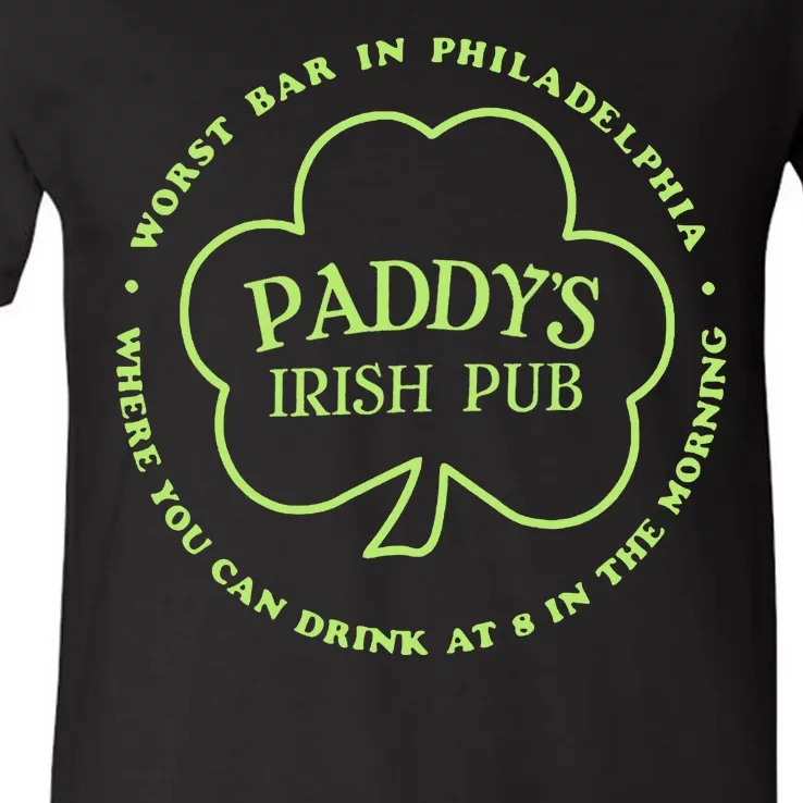 Paddy's Irish Bub Funny St Patricks Day Drinking V-Neck T-Shirt