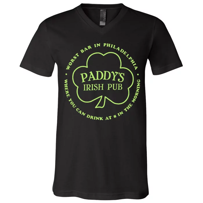 Paddy's Irish Bub Funny St Patricks Day Drinking V-Neck T-Shirt