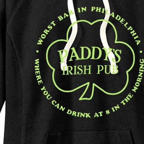 Paddy's Irish Bub Funny St Patricks Day Drinking Women's Fleece Hoodie