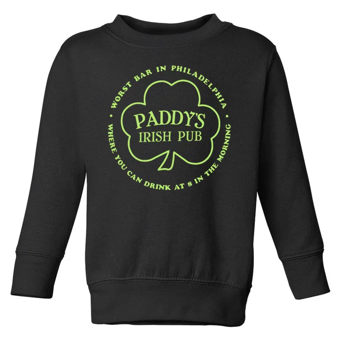 Paddy's Irish Bub Funny St Patricks Day Drinking Toddler Sweatshirt