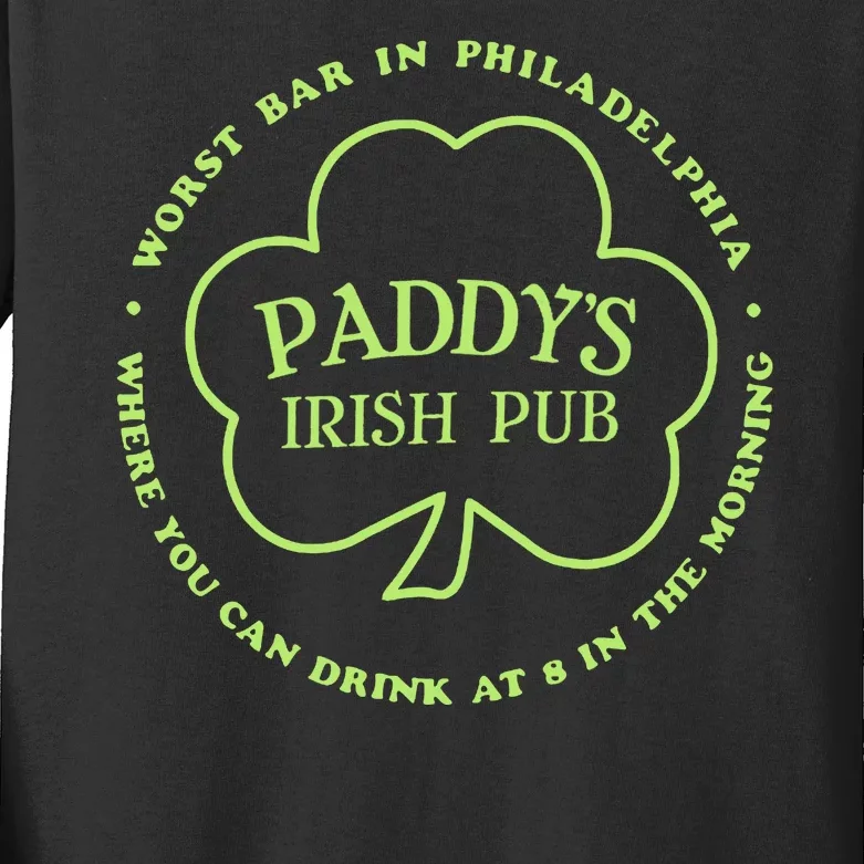 Paddy's Irish Bub Funny St Patricks Day Drinking Kids Long Sleeve Shirt