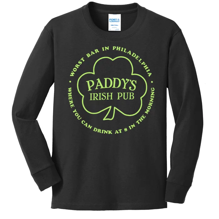 Paddy's Irish Bub Funny St Patricks Day Drinking Kids Long Sleeve Shirt