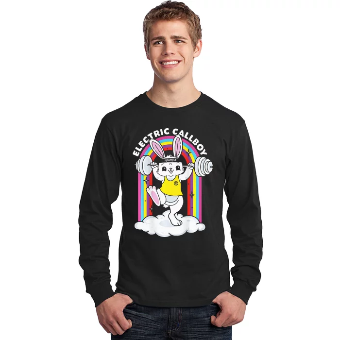 Pump It Bunny Long Sleeve Shirt