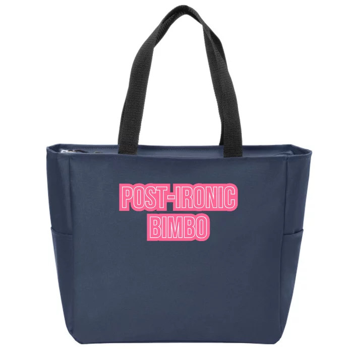 Post Ironic Bimbo Zip Tote Bag