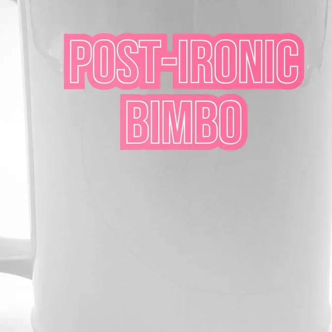 Post Ironic Bimbo Front & Back Beer Stein