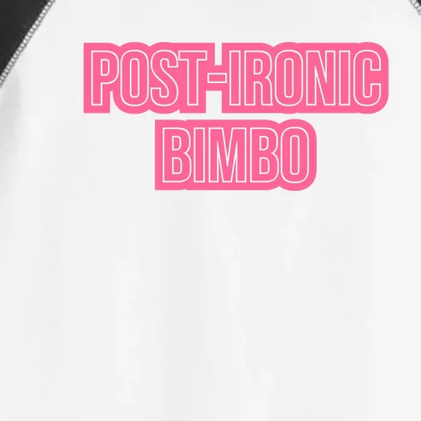 Post Ironic Bimbo Toddler Fine Jersey T-Shirt