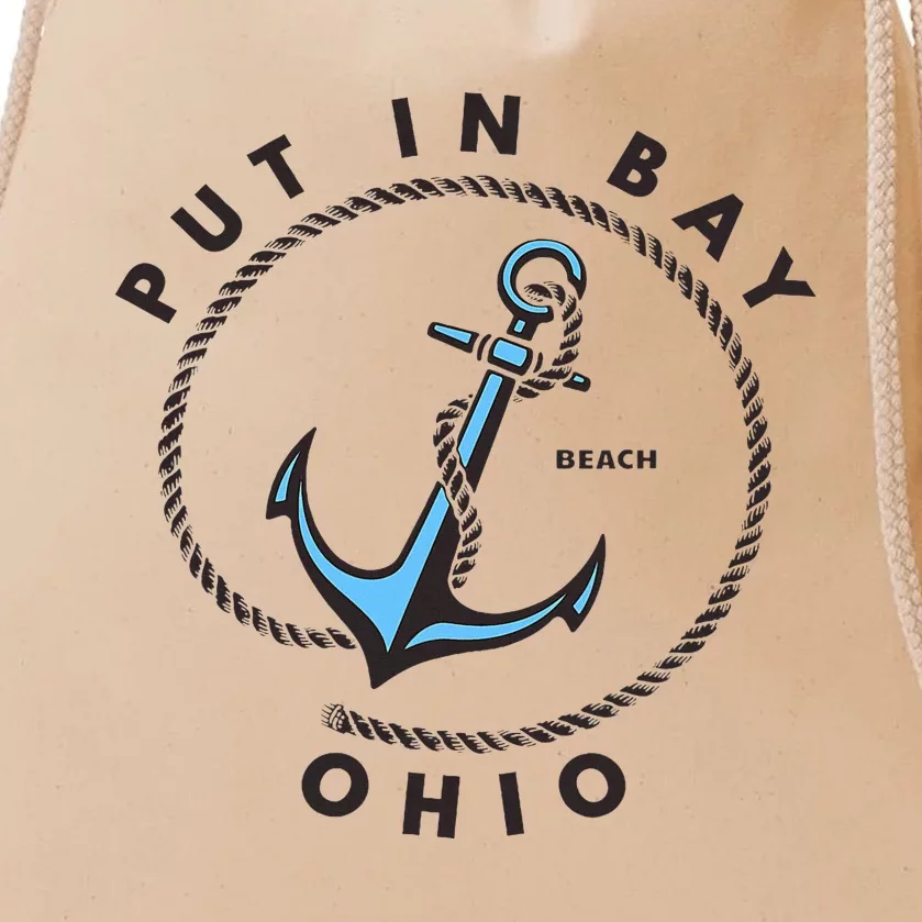 Put In Bay Ohio Drawstring Bag