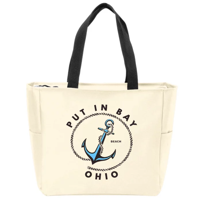 Put In Bay Ohio Zip Tote Bag