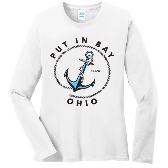 Put In Bay Ohio Ladies Long Sleeve Shirt