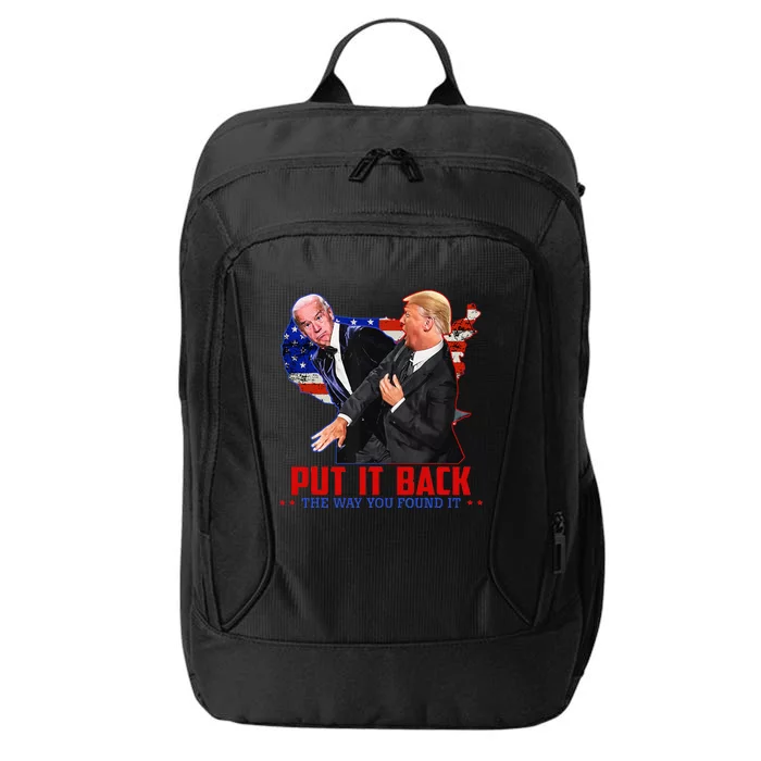 Put It Back The Way You Found It Funny Trump Slap Anti Biden City Backpack