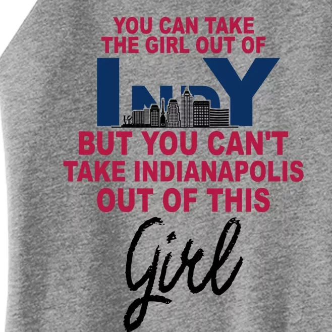 Proud Indy Cute Gift Indianapolis Cute Gift Moved From Indianapolis Gift Women’s Perfect Tri Rocker Tank