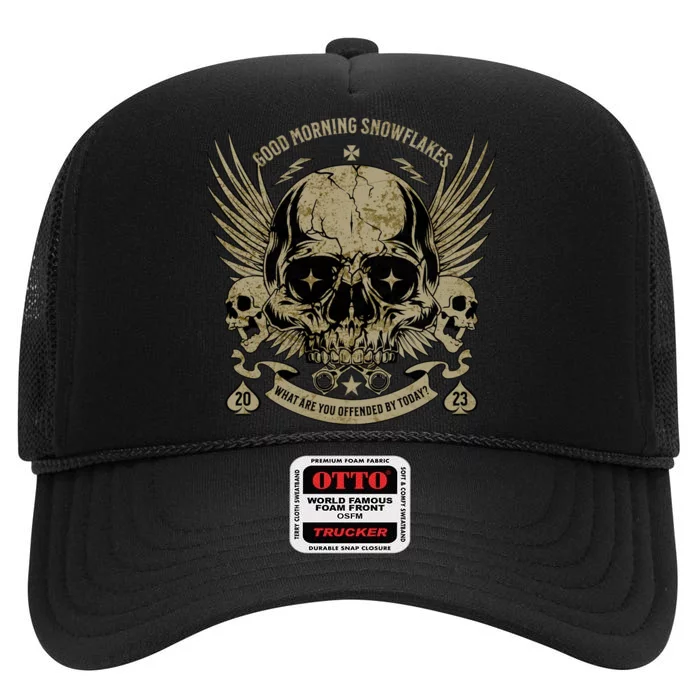 Politically Incorrect Conservative Republican High Crown Mesh Trucker Hat