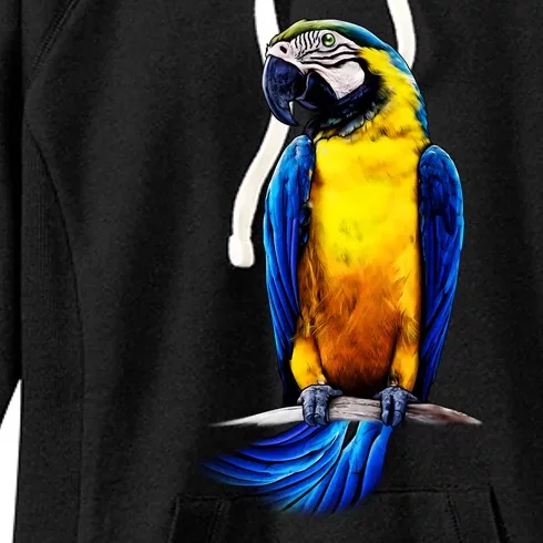 Parrot In Clouds Women's Fleece Hoodie