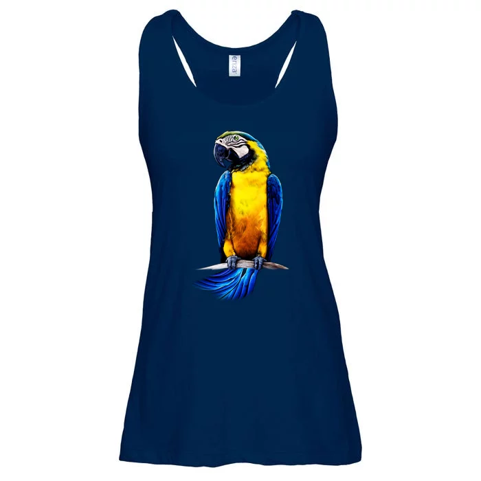 Parrot In Clouds Ladies Essential Flowy Tank