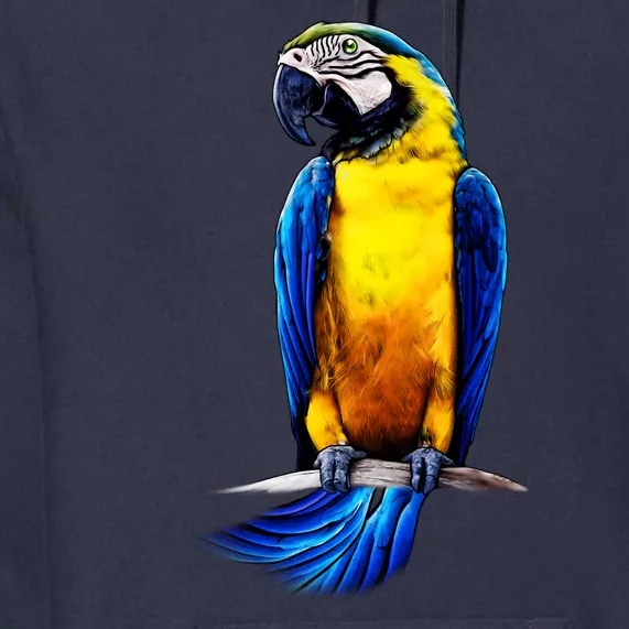 Parrot In Clouds Premium Hoodie