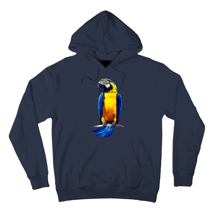 Parrot In Clouds Tall Hoodie