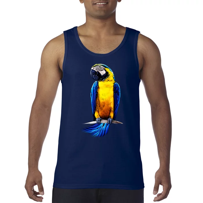 Parrot In Clouds Tank Top