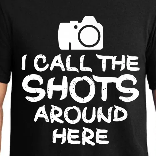 Photography I Call The Shots Photographer Camera Premium Pajama Set