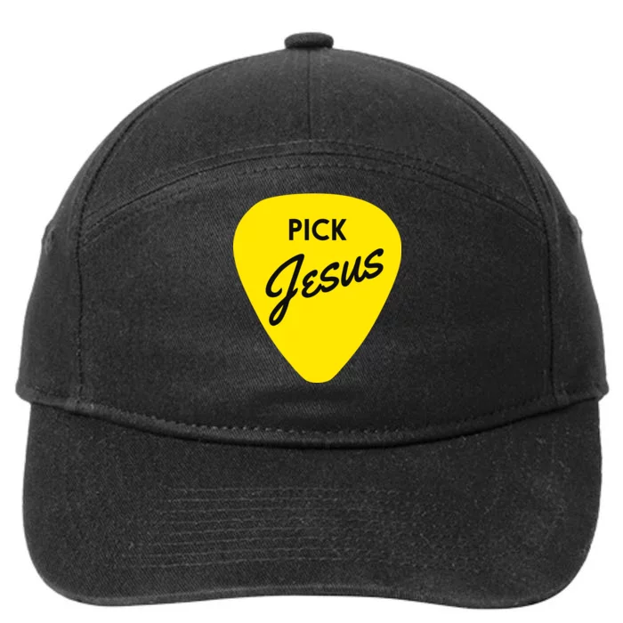 Pick Jesus 7-Panel Snapback Hat