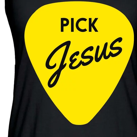 Pick Jesus Ladies Essential Flowy Tank