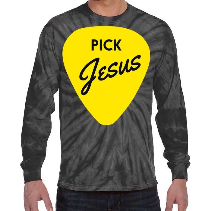 Pick Jesus Tie-Dye Long Sleeve Shirt