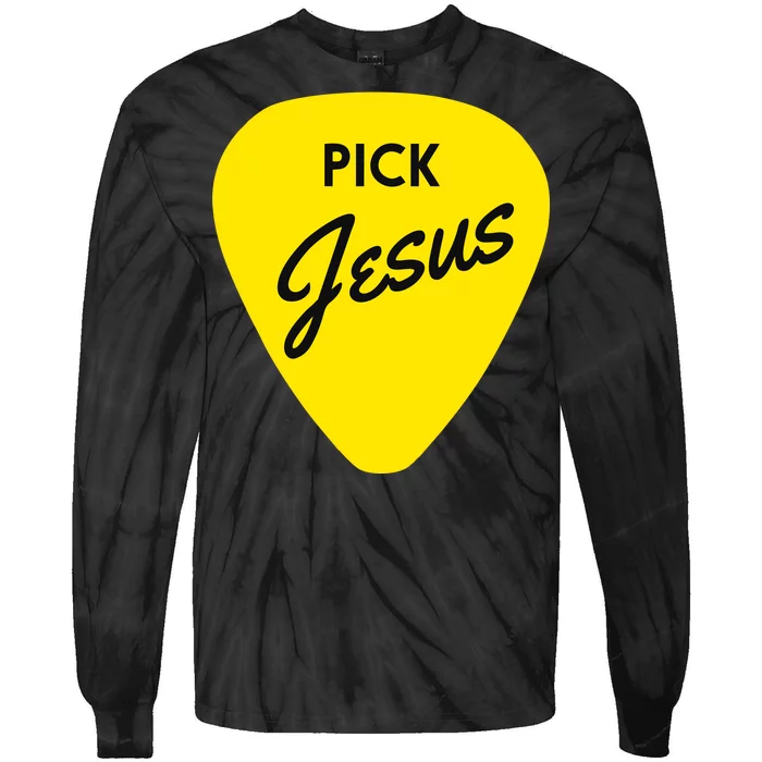 Pick Jesus Tie-Dye Long Sleeve Shirt