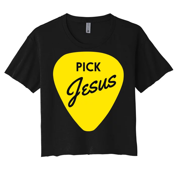 Pick Jesus Women's Crop Top Tee