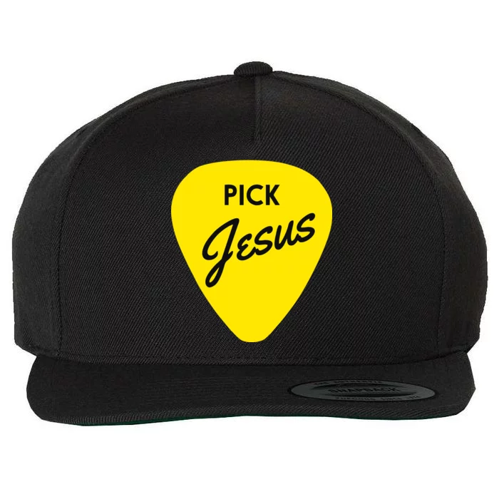 Pick Jesus Wool Snapback Cap