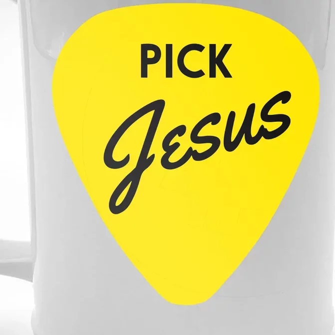 Pick Jesus Front & Back Beer Stein