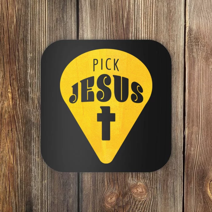 Pick Jesus Christian Coaster