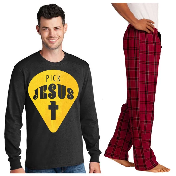 Pick Jesus Christian Long Sleeve Pajama Set