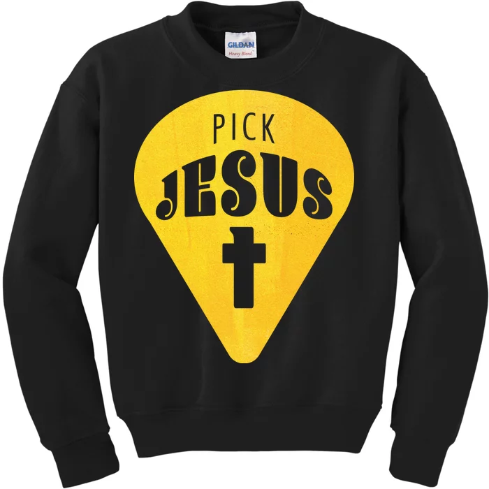 Pick Jesus Christian Kids Sweatshirt